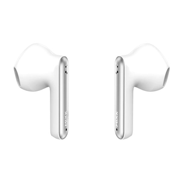 Mixx Streambuds Custom 2 TWS Earphonce Silver White | SBCU-02-SW-366