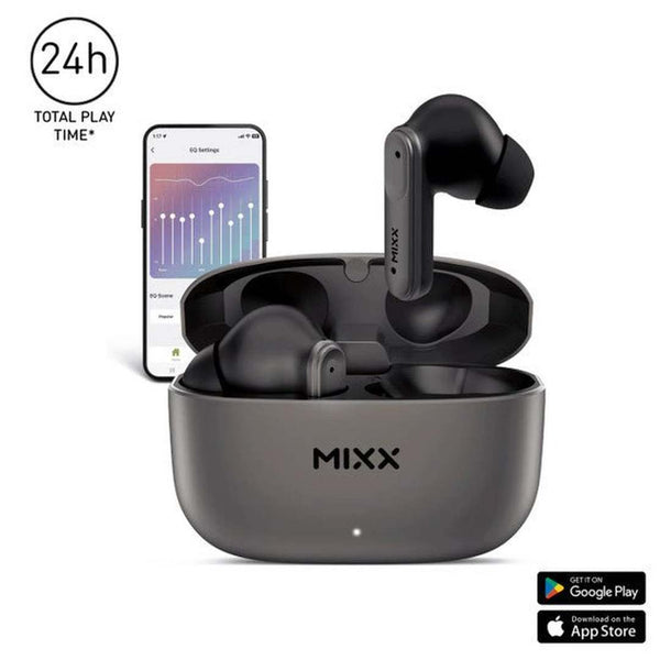 Mixx Streambuds Custom 3 TWS Earphones Black | SBCU-03-BK-368 Mixx Euronics Ireland