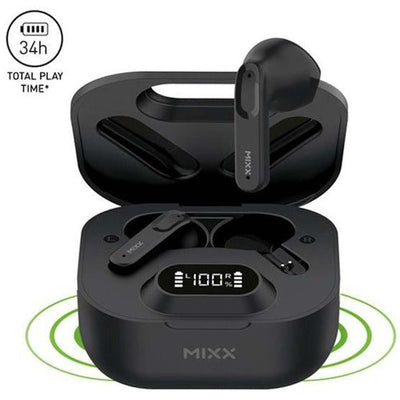Mixx StreamBuds Hybrid Charge 2 TWS Black | SBHB-02-BK-435 Mixx Euronics Ireland