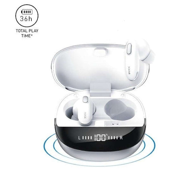 Mixx StreamBuds Mini Charge 2 TWS White | SBMC-02-WH-448 Mixx Euronics Ireland