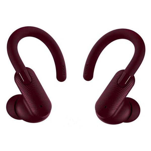 Mixx StreamBuds Sports Charge 2 TWS Earphones Burgundy | SBSC-02-BU-443 Mixx Euronics Ireland