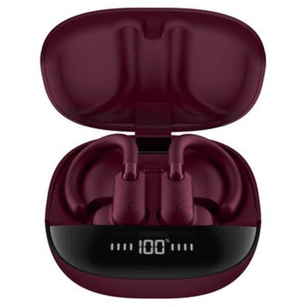 Mixx StreamBuds Sports Charge 2 TWS Earphones Burgundy | SBSC-02-BU-443 Mixx Euronics Ireland