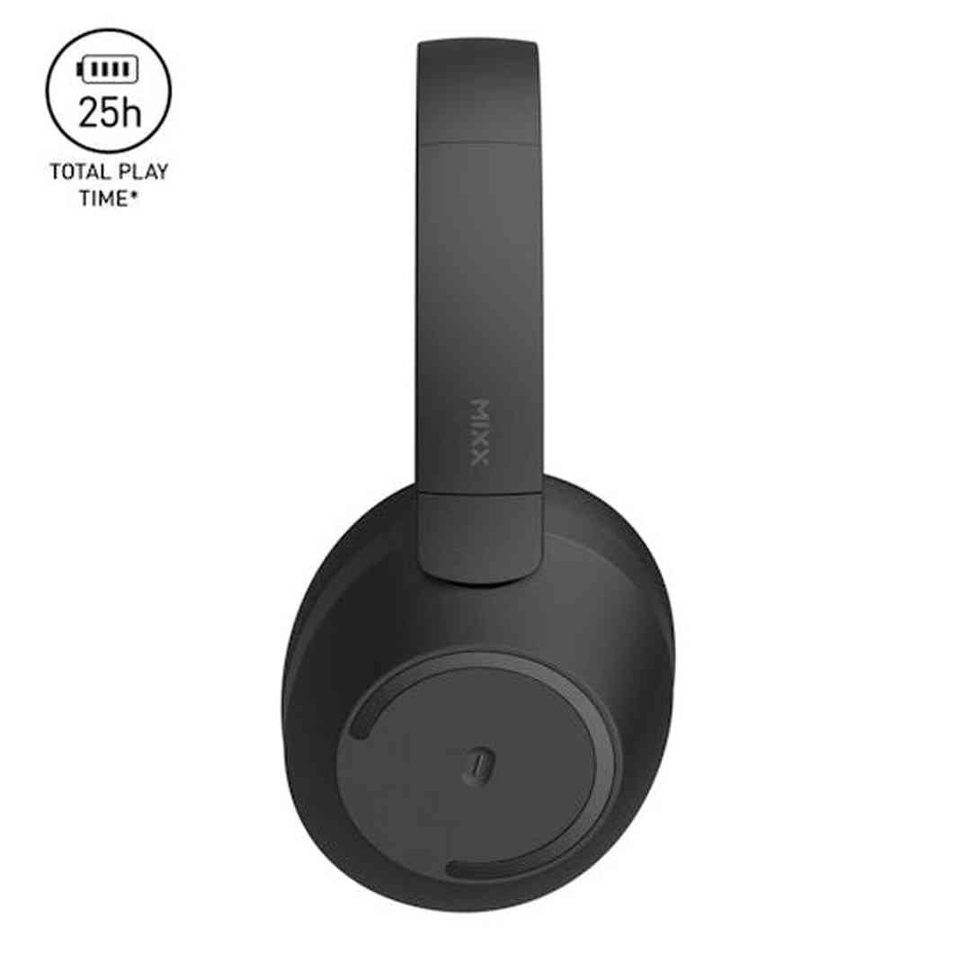 Mixx StreamQ C2 Over Ear Wireless Stereo Headphones Black | SQC2-BK-BK-332 Mixx Euronics Ireland