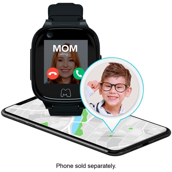 Moochies Connect 4G Smartwatch and GPS Tracker for Kids | MW14BLK