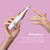 Beurer MP 64 Cordless Manicure/Pedicure device, wireless up to 2 hours battery life