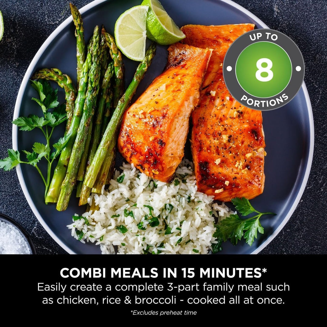 Ninja Combi 12-In-1 All-in-One Multi-Cooker, Air Fry, Bake, Sauté, Steam, Slow Cook & More | SFP700UK Ninja Air Fryer Euronics Ireland