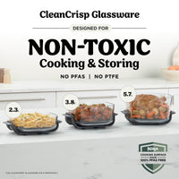 Ninja CRISPi PRO 7-in-1 XL Glass Air Fryer - Bone | AS101UKLG