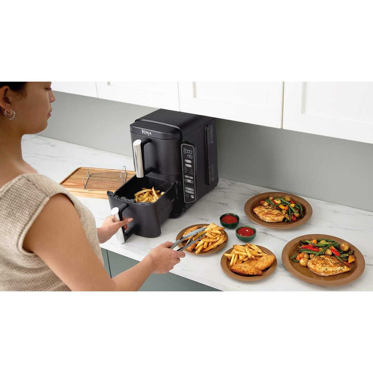 Ninja Double Stack 2-Drawer Air Fryer 7.6L – SL300UK Ninja Euronics Ireland