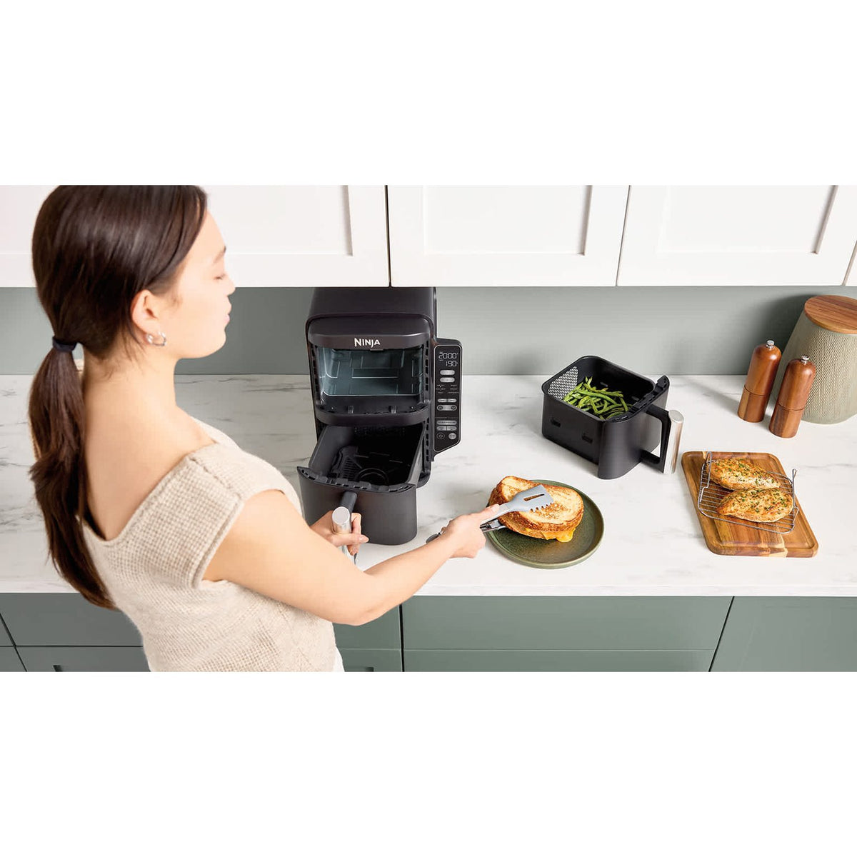 Ninja Double Stack 2-Drawer Air Fryer 7.6L – SL300UK Ninja Euronics Ireland