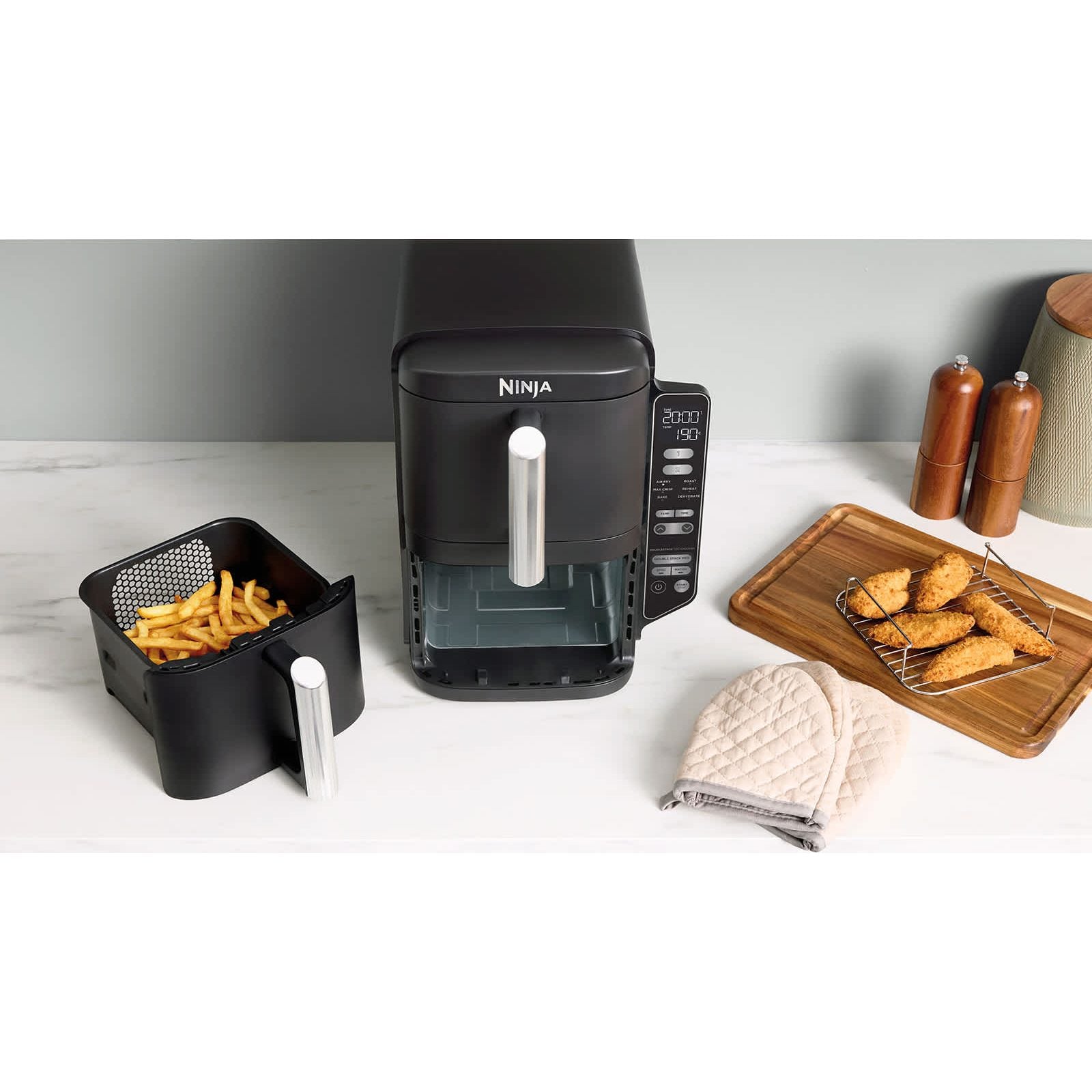 Ninja Double Stack 2-Drawer Air Fryer 7.6L – SL300UK Ninja Euronics Ireland