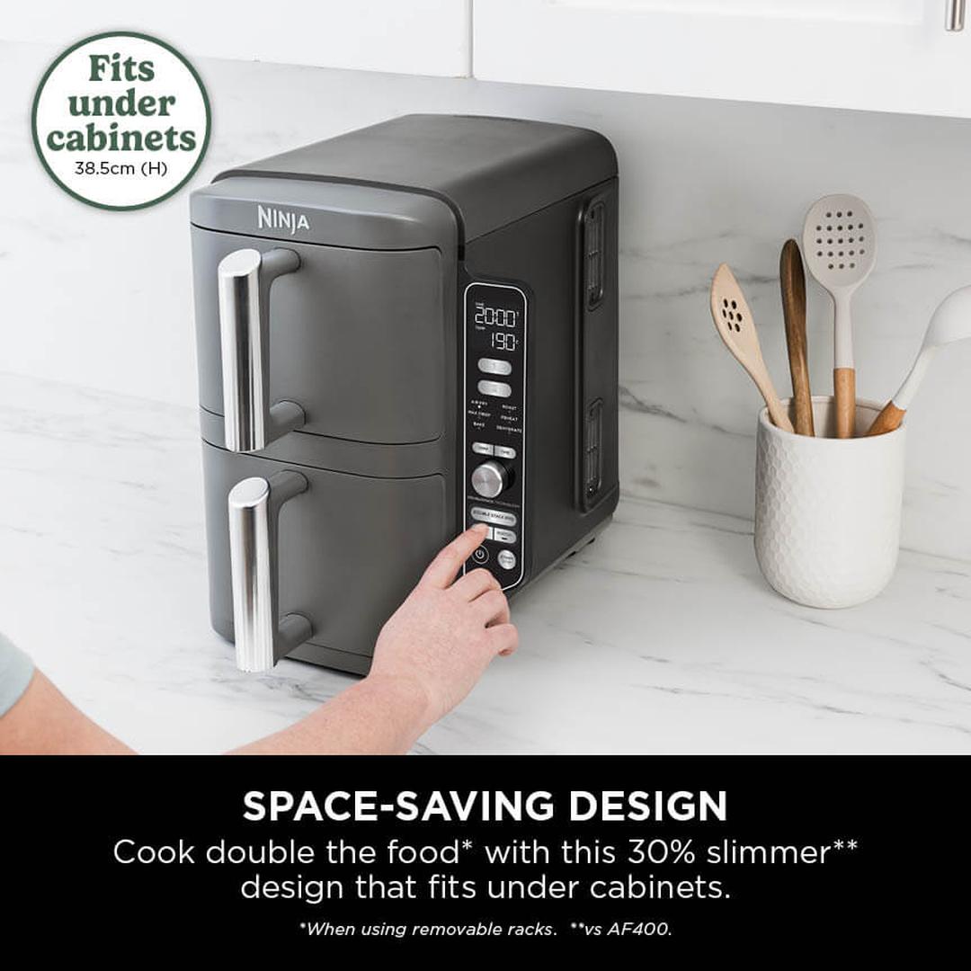 Ninja Double Stack XL 2 Drawer Air Fryer 9.5L | SL400UK Ninja Air Fryer Euronics Ireland