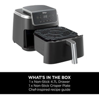 Ninja Pro 4.7L Air Fryer - Black | AF140UK Ninja Euronics Ireland