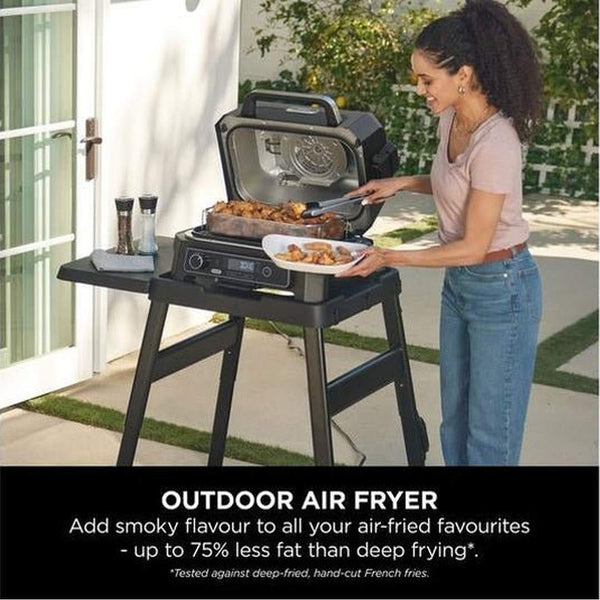 Ninja Woodfire XL Electric Outdoor BBQ Grill & Smoker | OG850UK Ninja Grill Euronics Ireland