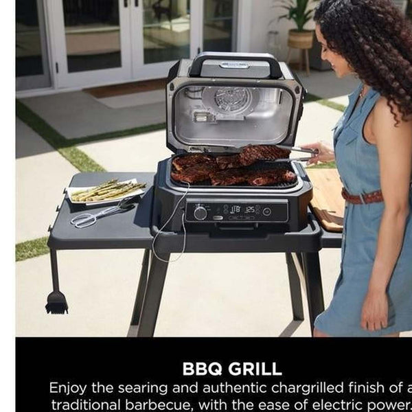 Ninja Woodfire XL Electric Outdoor BBQ Grill & Smoker | OG850UK Ninja Grill Euronics Ireland