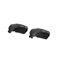 Hyperice Normatec Arm Attachments, black, pair laid flat separated view