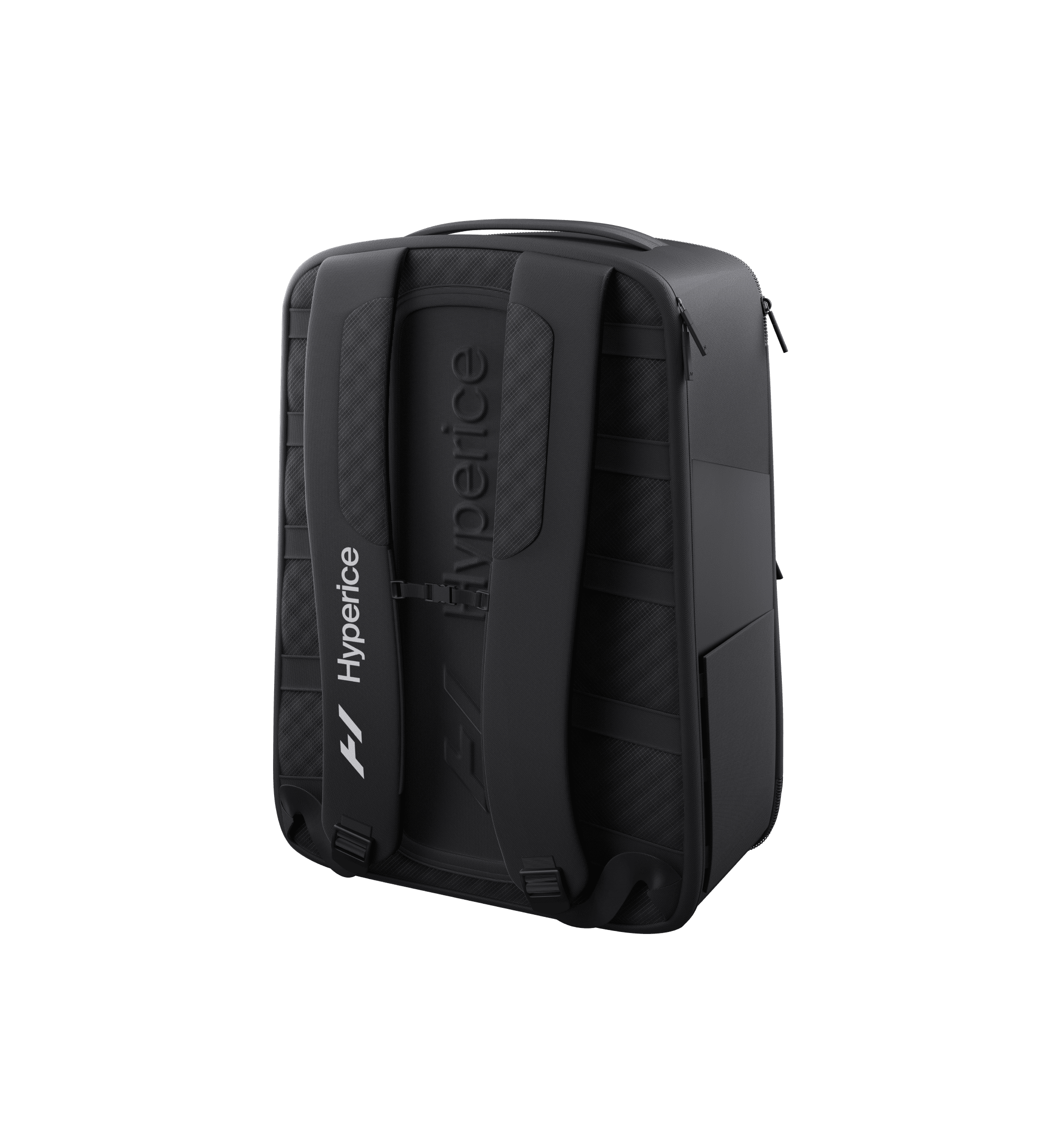Hyperice Normatec Backpack 30L, black, angled three-quarter product view