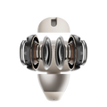 Shokz OpenDots ONE Open-Ear Clip-On Earphones, Grey product image