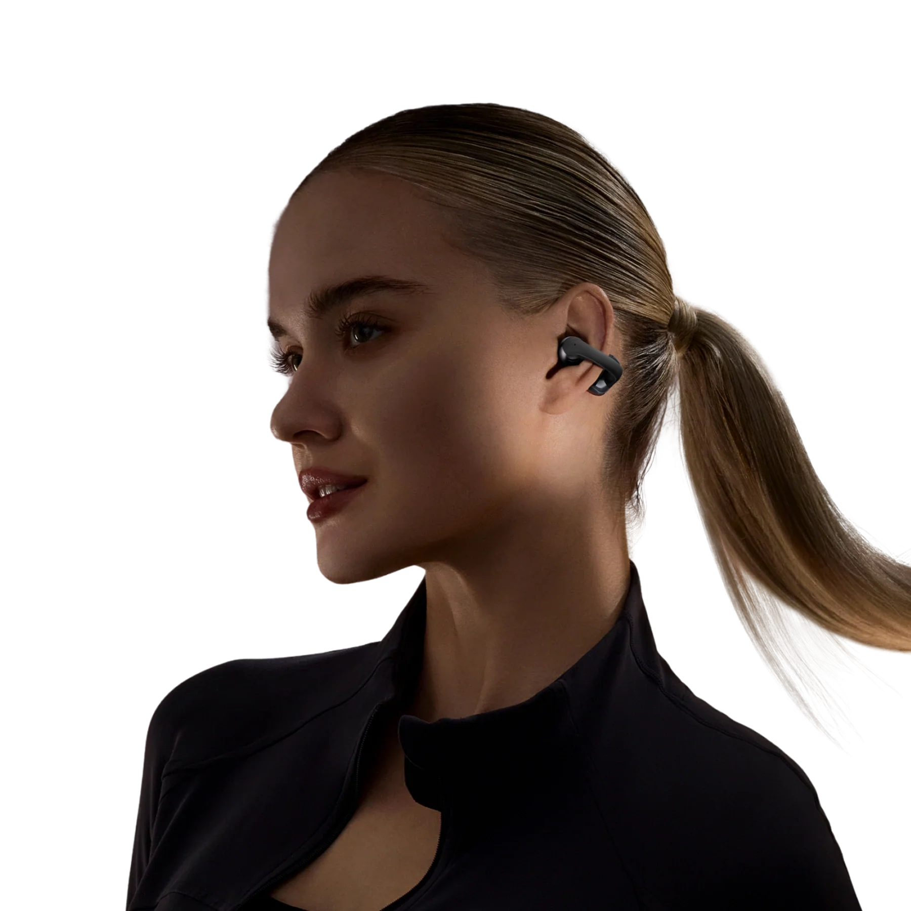 Shokz OpenDots ONE Open-Ear Clip-On Earphones, Black product image