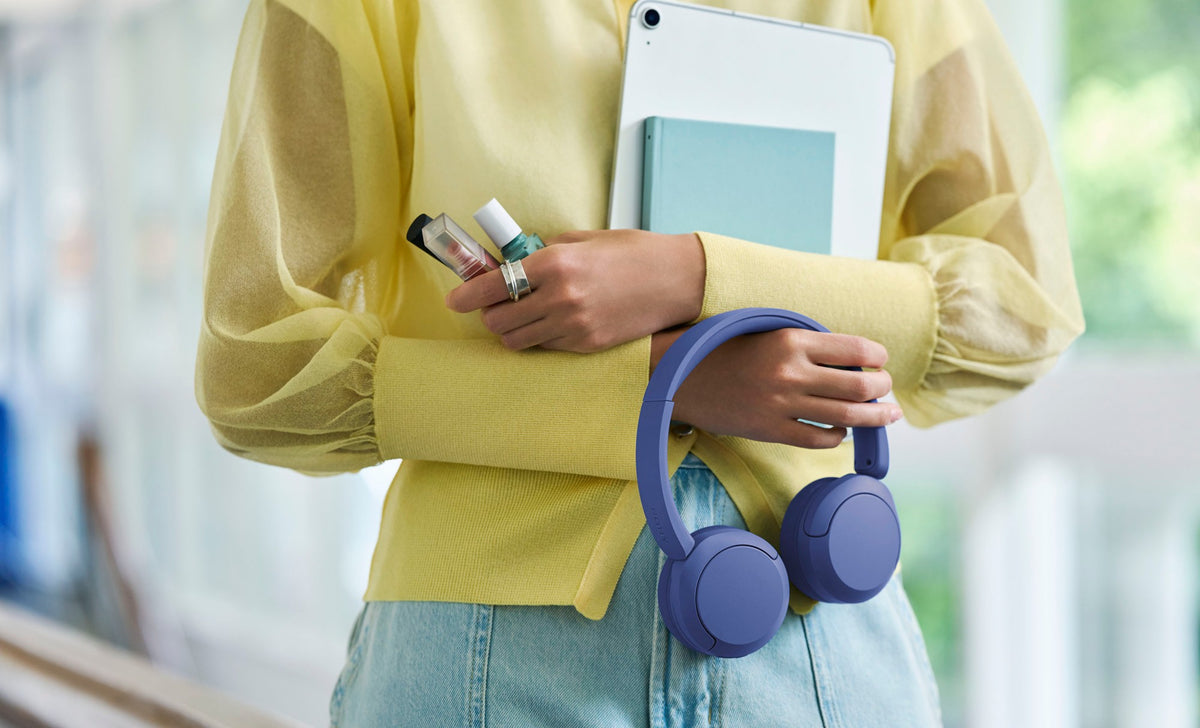 Sony WH-CH530 Wireless On-Ear Headphones - Cobalt - lifestyle
