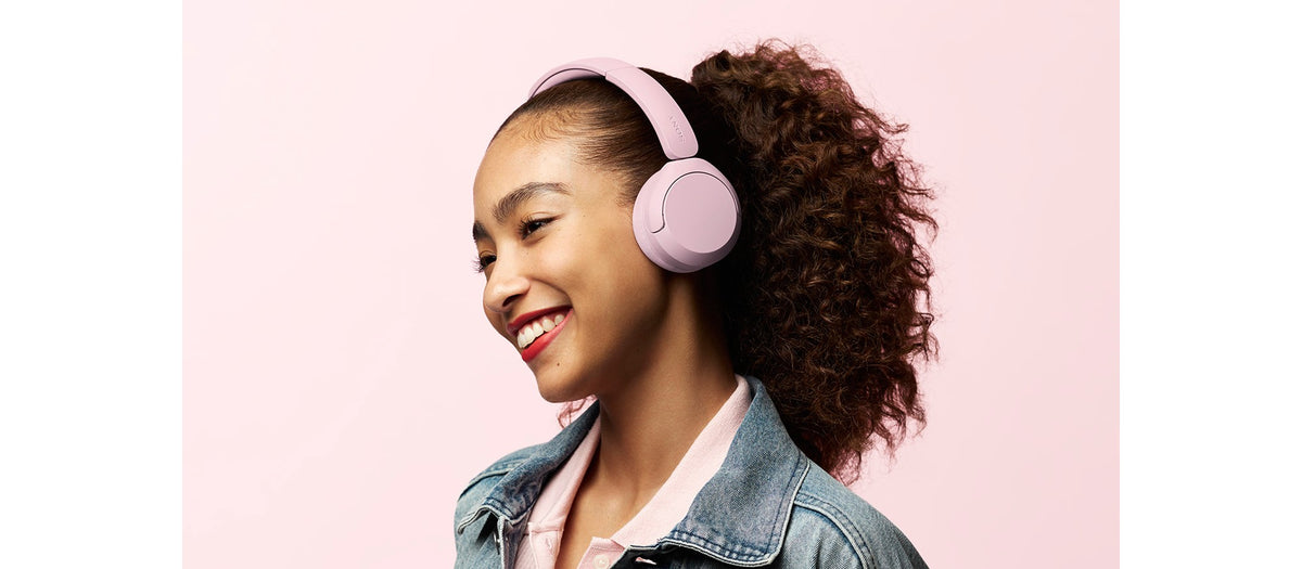 Sony WH-CH530 Wireless On-Ear Headphones - Pink - lifestyle