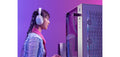 Sony INZONE H5 Wireless Gaming Headset - White - gaming setup