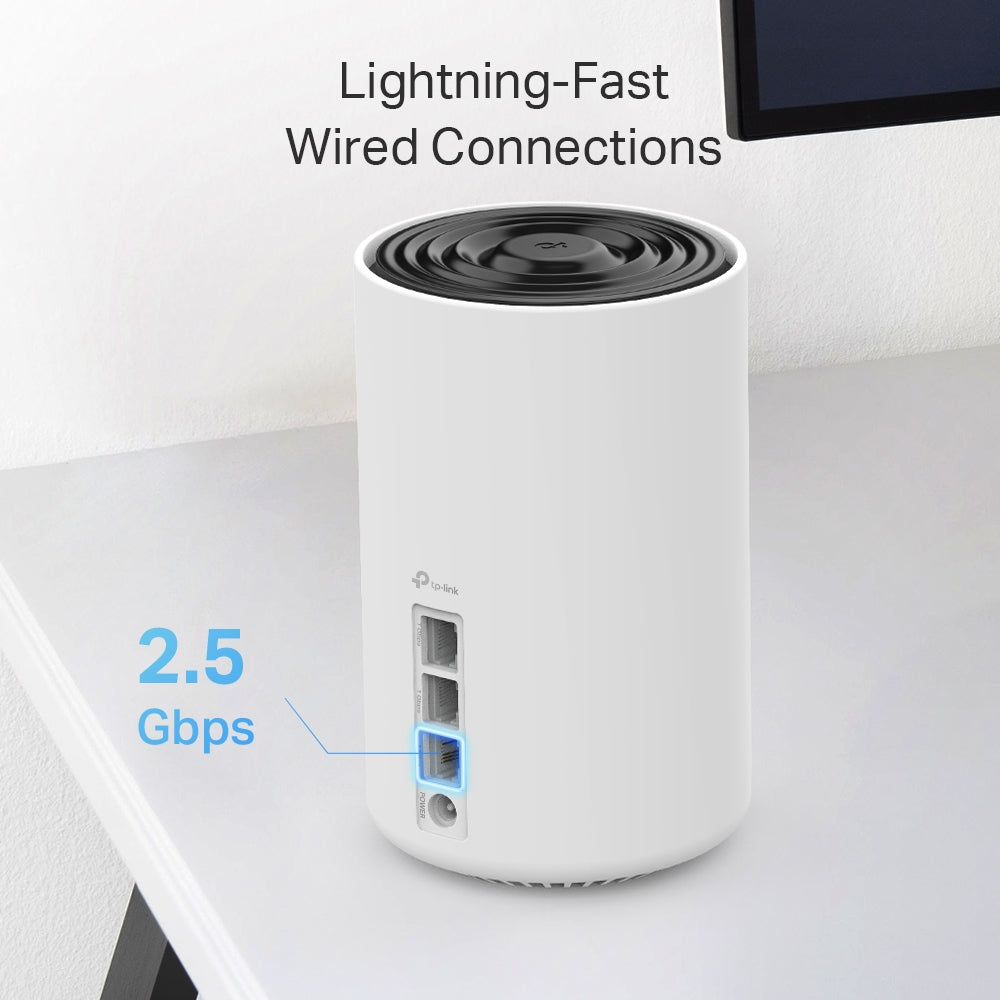 TP-Link Deco XE75 Pro Tri-Band Wi‑Fi 6E Mesh System (3-Pack) Router – view 4