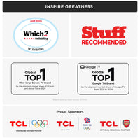TCL 65" 144Hz Smart Google TV | 65T8C