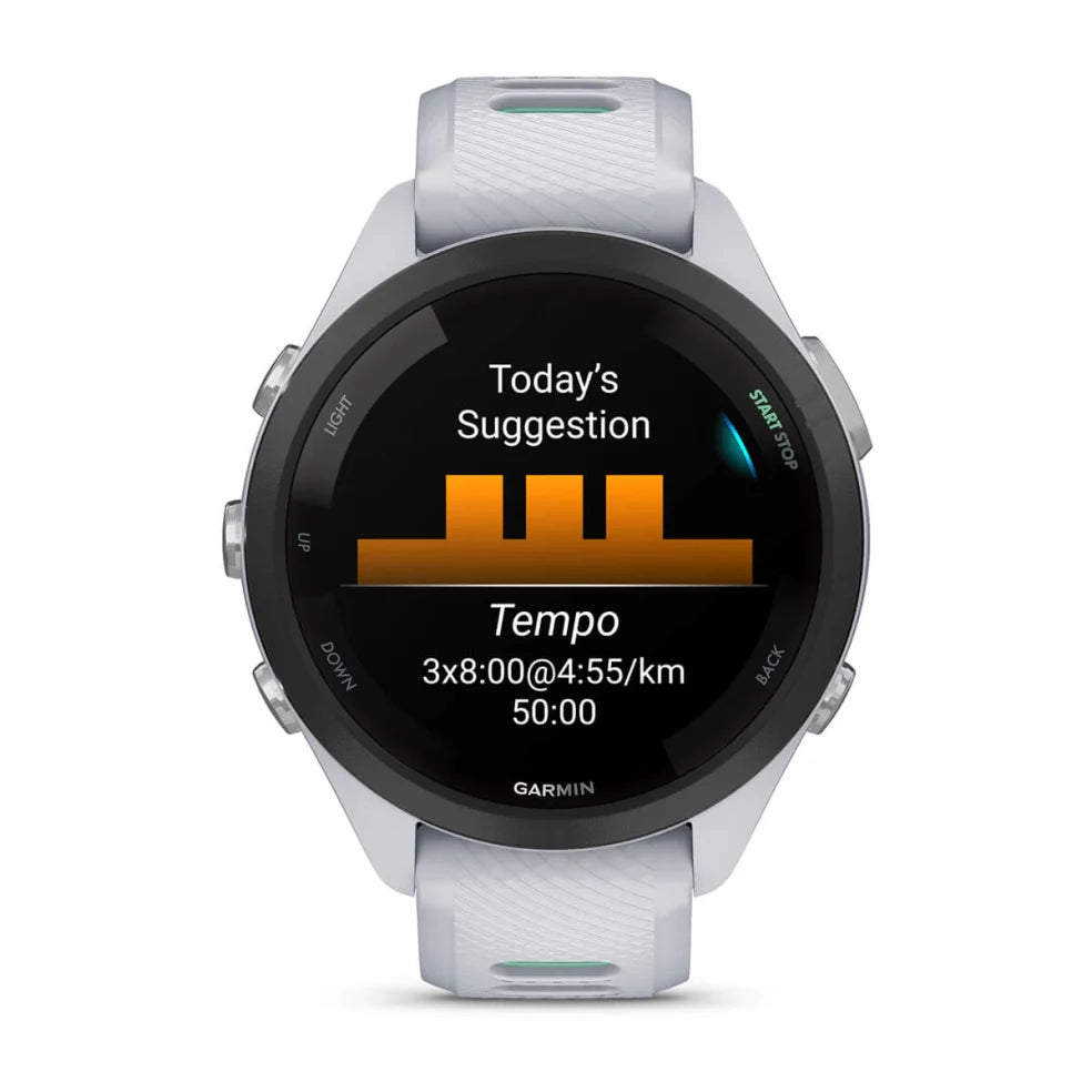 Garmin Forerunner 265S Music, White | 49-GAR-010-02810-14 Garmin Smart Watch Euronics Ireland