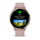 Garmin Venu 3s Smartwatch - Soft Gold - Rose Case | 49-GAR-010-02785-03