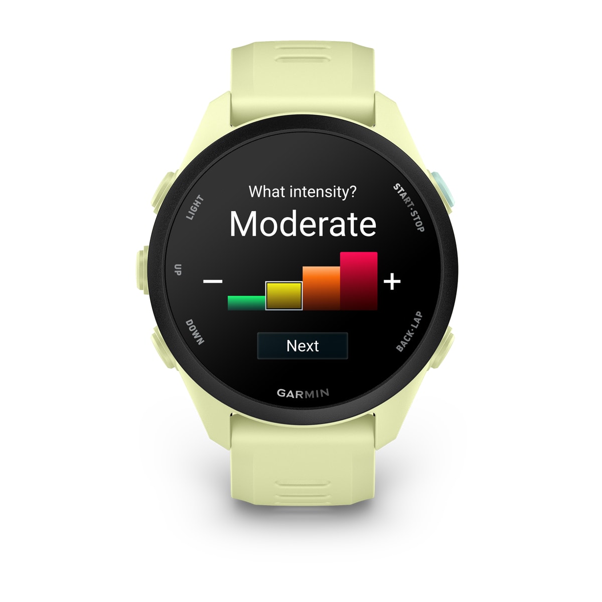 Garmin Forerunner 70 GPS Running Smartwatch - display screen