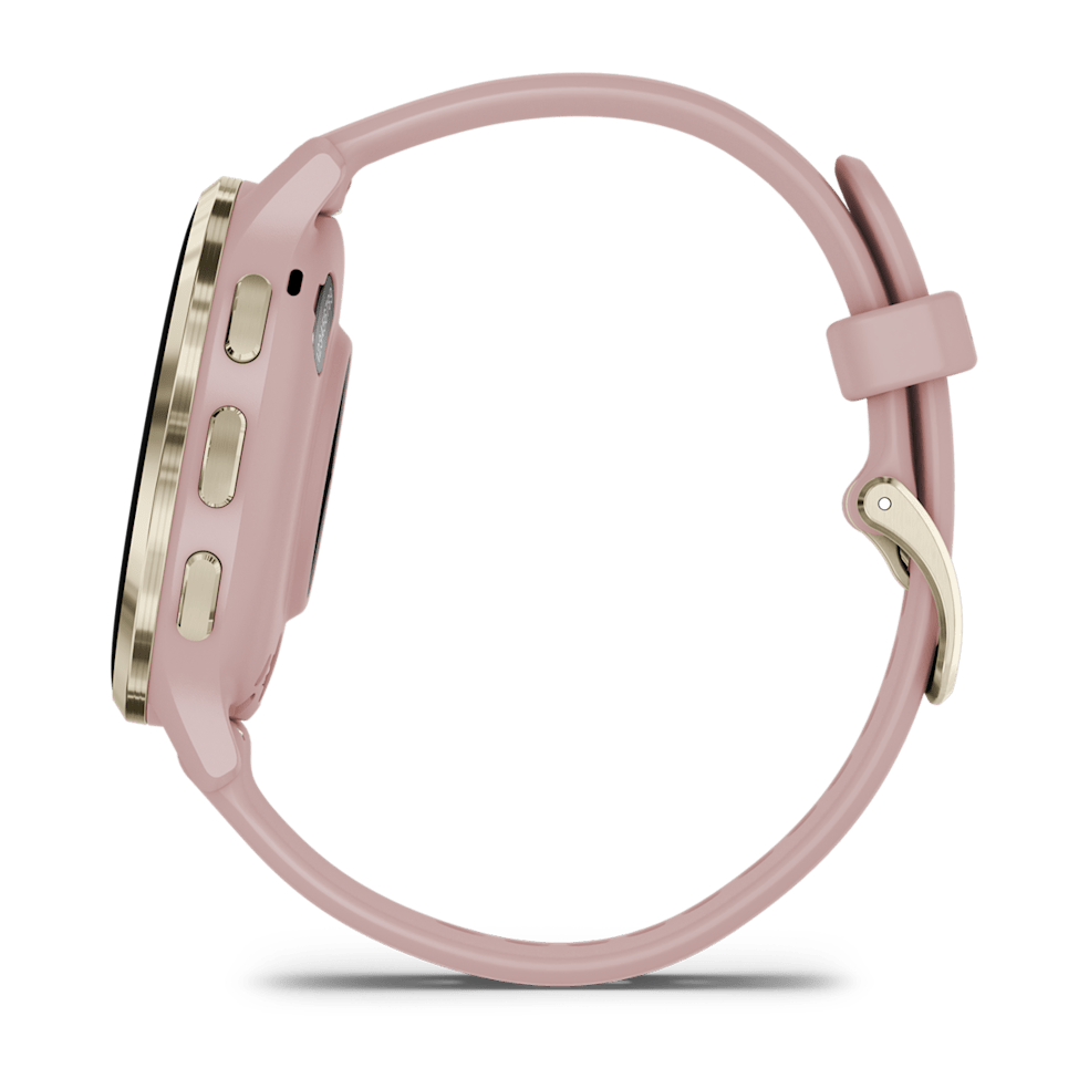 Garmin Venu 3s Smartwatch - Soft Gold - Rose Case | 49-GAR-010-02785-03