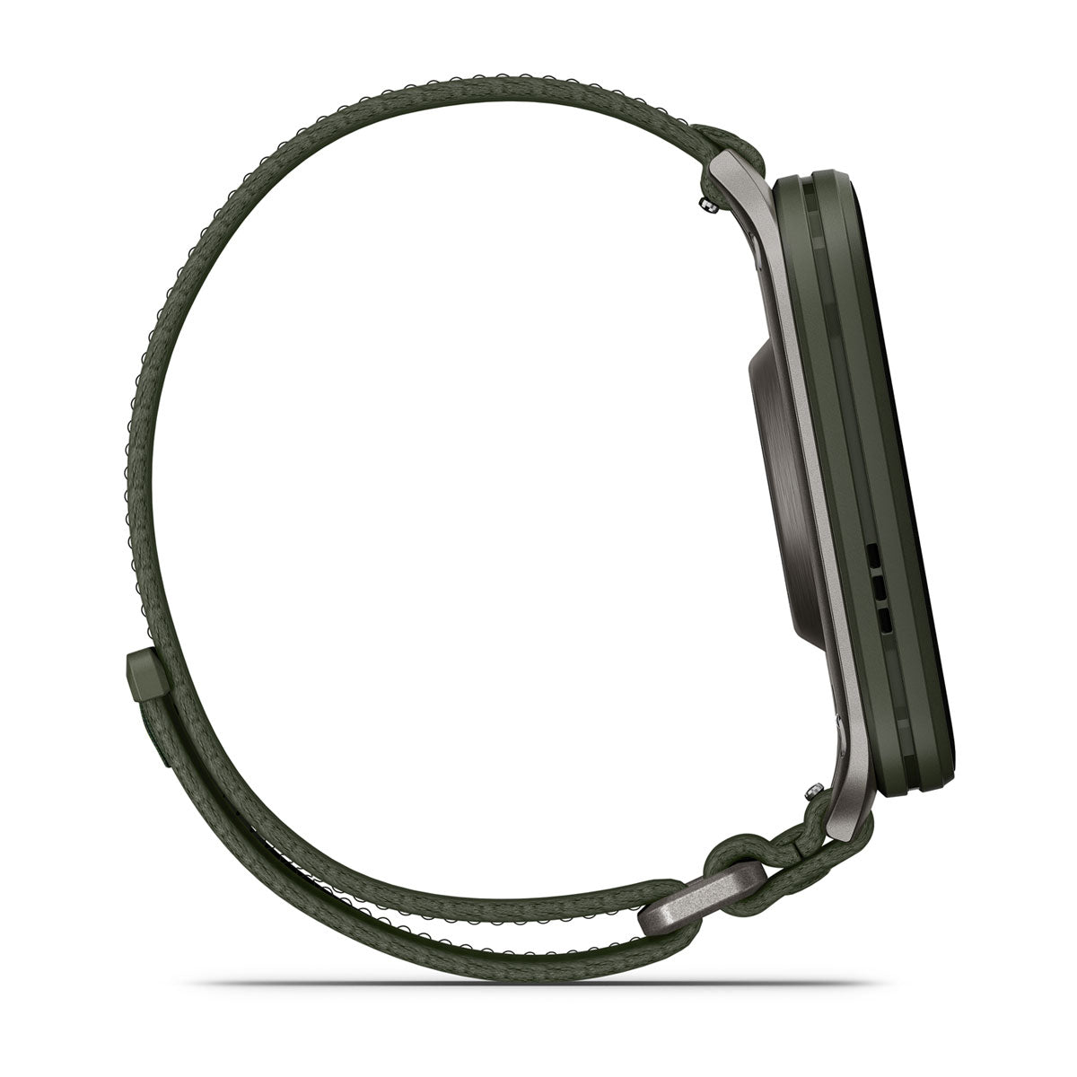 Garmin Venu X1 Ultra-Thin GPS Smartwatch - side view