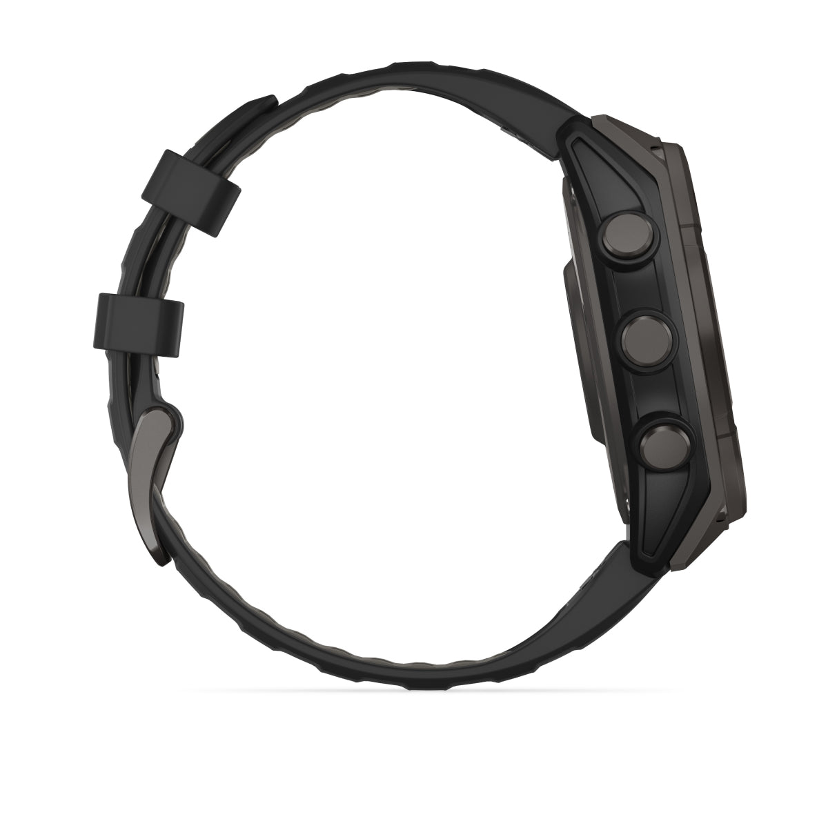 Garmin fenix 8 47mm Solar Sapphire GPS Smartwatch - side view