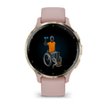 Garmin Venu 3s Smartwatch - Soft Gold - Rose Case | 49-GAR-010-02785-03