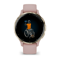Garmin Venu 3s Smartwatch - Soft Gold - Rose Case | 49-GAR-010-02785-03