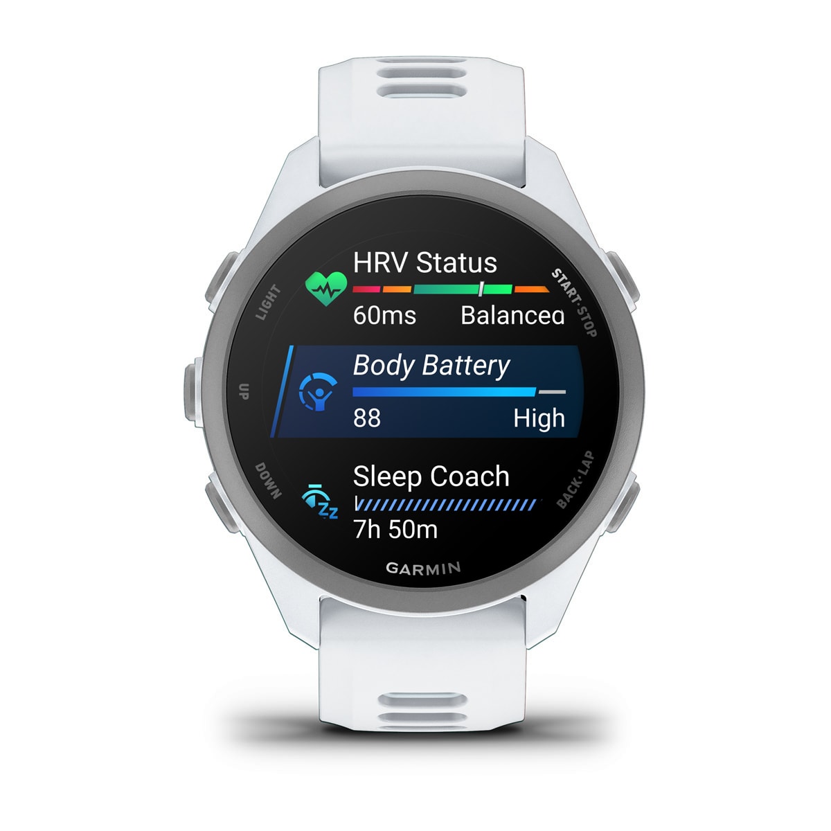 Garmin Forerunner 170 Music GPS Running Smartwatch - display screen