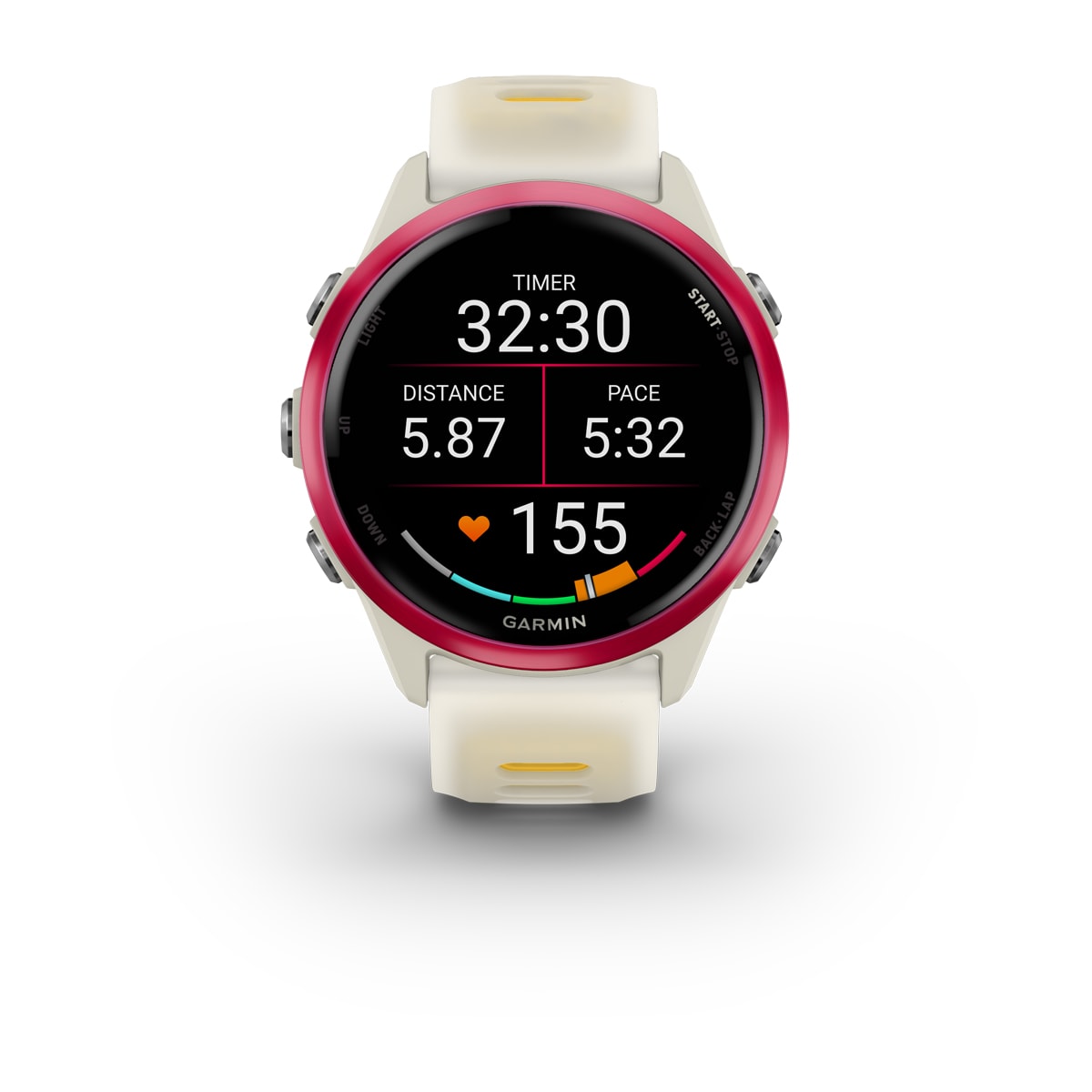 Garmin Forerunner 570 42mm GPS Running Smartwatch - display screen