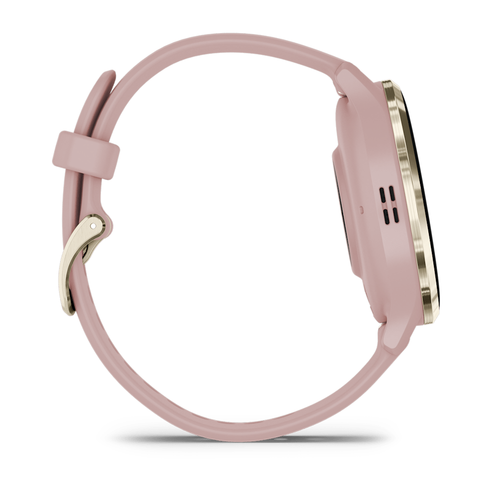 Garmin Venu 3s Smartwatch - Soft Gold - Rose Case | 49-GAR-010-02785-03