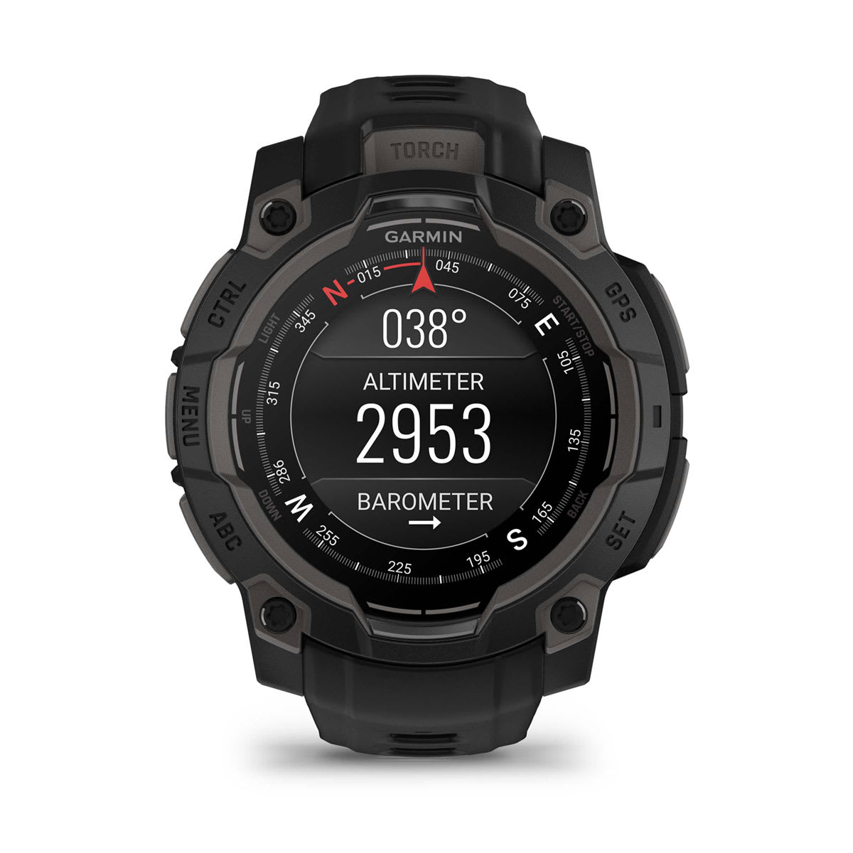 Garmin Instinct 3 45mm AMOLED Rugged GPS Smartwatch - display screen