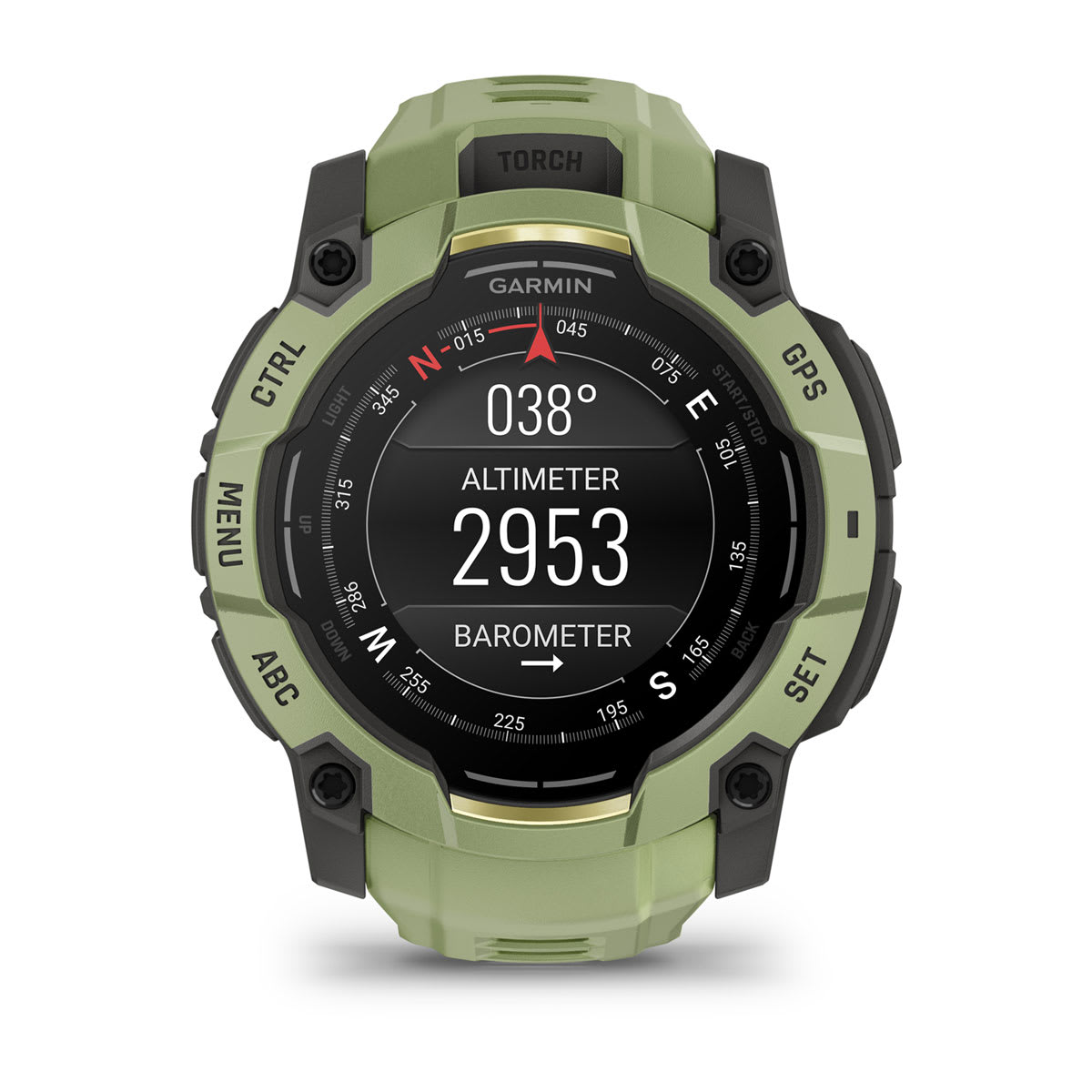 Garmin Instinct 3 50mm AMOLED Rugged GPS Smartwatch - display screen