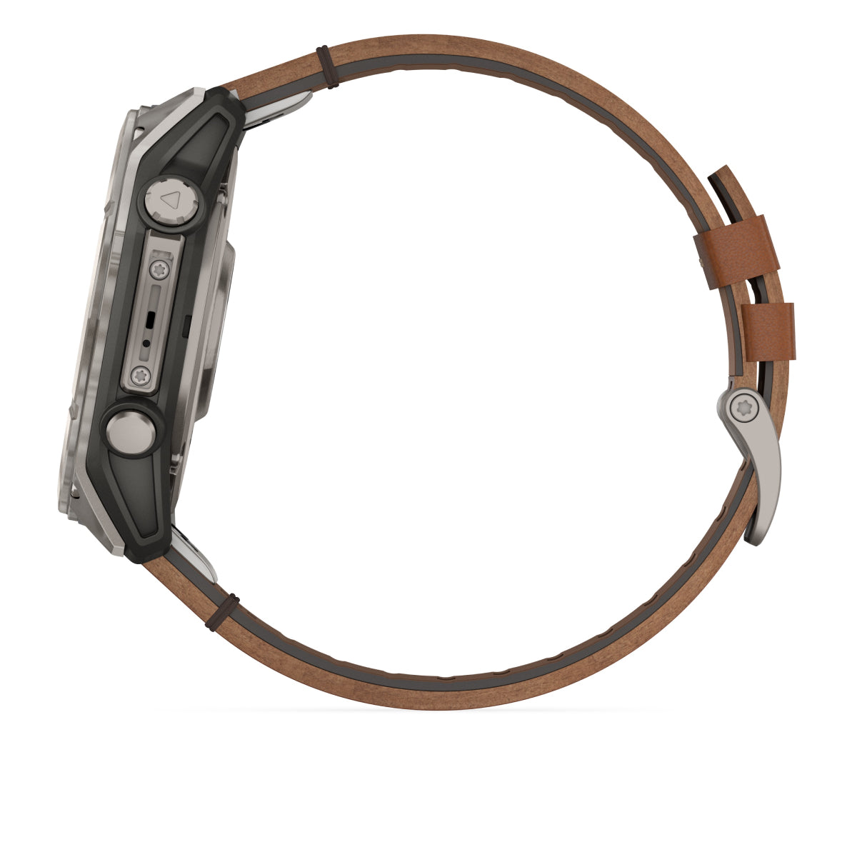 Garmin fenix 8 51mm AMOLED Sapphire GPS Smartwatch - side view