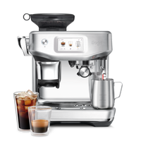 Sage Barista Touch Impress Bean-to-Cup Coffee Machine – Cold Extraction - Sea Salt | SES882SST4GUK1