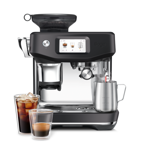 Sage Barista Touch Impress Bean-to-Cup Coffee Machine – Cold Extraction - Black Truffle | SES882BST4GUK1