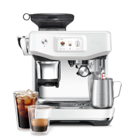 Sage Barista Touch Impress Bean-to-Cup Coffee Machine – Cold Extraction - Sea Salt | SES882SST4GUK1