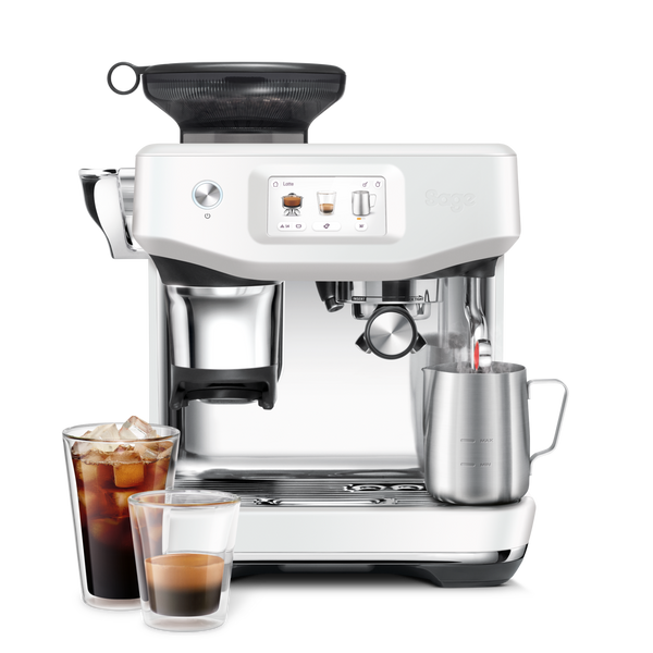 Sage Barista Touch Impress Bean-to-Cup Coffee Machine – Cold Extraction - Sea Salt | SES882SST4GUK1