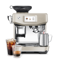 Sage Barista Touch Impress Bean-to-Cup Coffee Machine – Cold Extraction - Almond Nougat | SES882ALM4GUK1