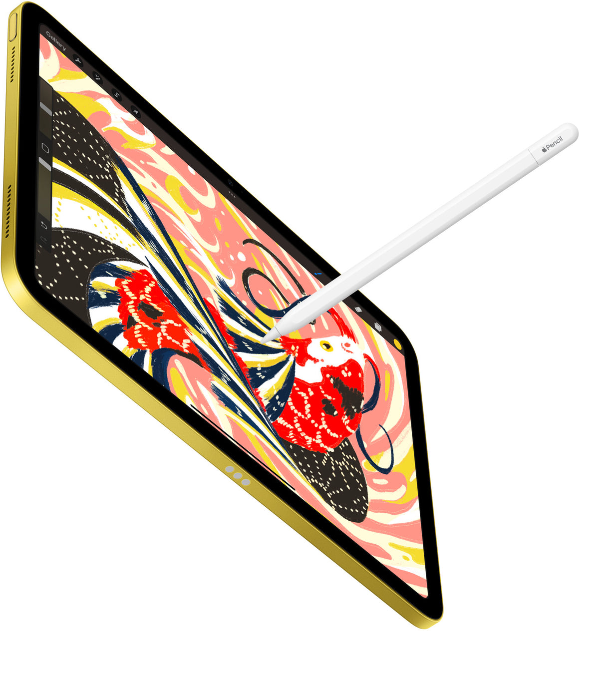 Apple Pencil (USB-C) - drawing on an iPad