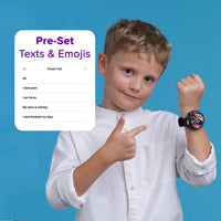 myFirst Fone S3 - 4G Kids Smart Watch with 1.4" Round AMOLED & GPS - Space Blue | 256-KW1401SE-SB01
