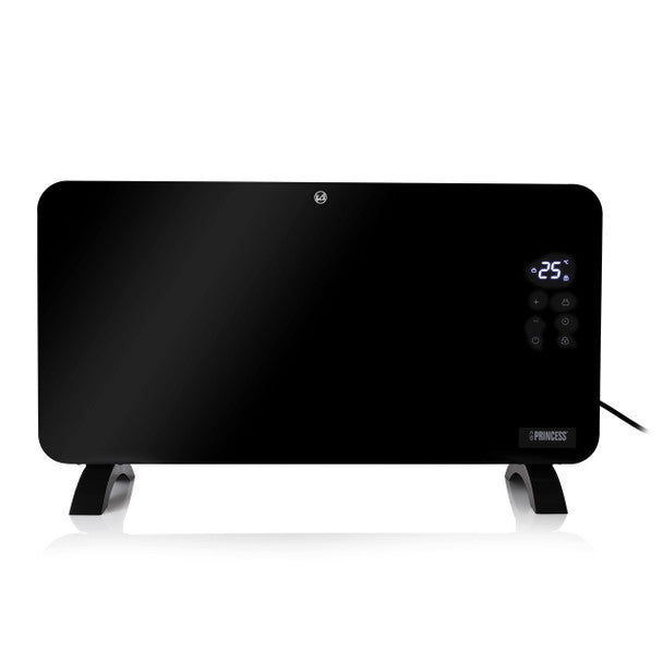 Princess 1500W Smart Glass Panel Heater Black | 01.348150.02.PRO
