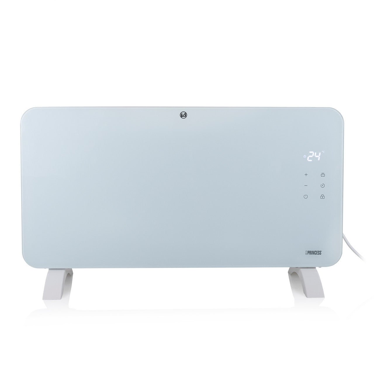 Princess 1500W Smart Glass Panel Heater White | 01.348151.02.PRO